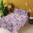 Ambesonne Watercolor Botany Sheet Set 4 Pcs Retro Boho Bloom-109495324-109495397