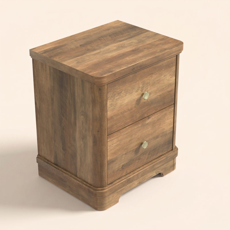 Table de chevet 2 tiroirs Burkhart