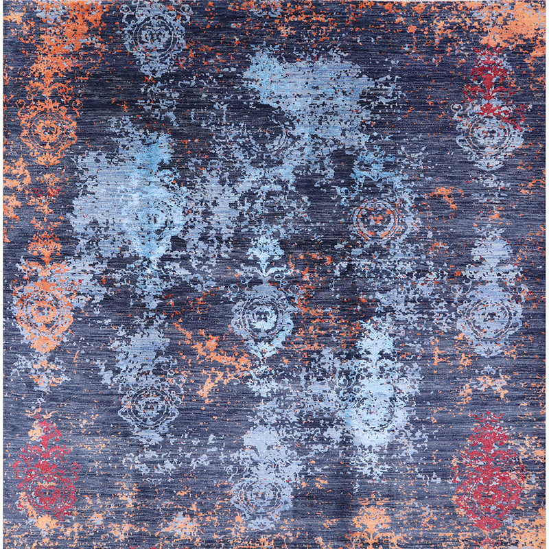 Moroccan Indoor Rug, Square 7'
