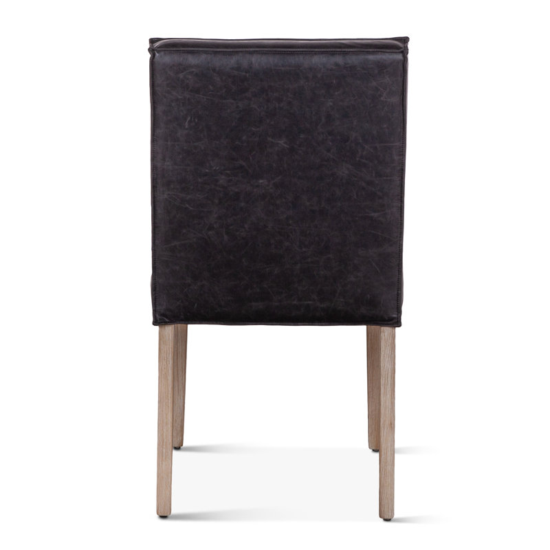 Malti Upholstered Dining Chair, White, Black