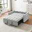 Causeuse futon moderne en velours avec canapé-lit