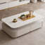 Table basse rectangulaire en bois manufacturé blanc-2032163204