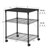 3 Tier Printer Stand, Printer Table With Wheels, Rolling Printer Cart, Printer Desk With Metal Frame For Home Office, 22 X 18.1 X 26.8 Inches-108990618-108990617