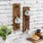 Annasophia Wall Mounted Solid Wood Mug Tree