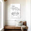 One Line Gamer Quote, reproduction d'art sur toile-93058841