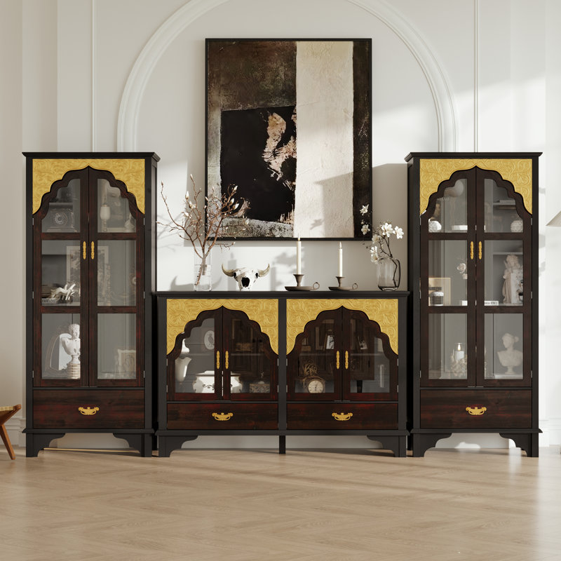123.2"W Sideboard 3 Set