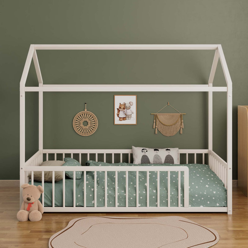 Structure de lit Montessori, Simple, Blanc