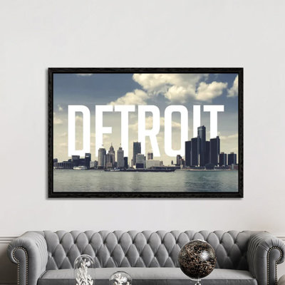 Detroit - Print on Canvas