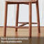 Ensemble de tabourets de bar en bois massif de 3,25 po de couleur kaki de hauteur comptoir, fabriqué en bois massif et en tissu, idéal pour les îlots de cuisine et les bars à domicile-461354978-461354988