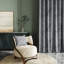 Odele Velvet Semi Sheer Curtain Pair-1149293358-1149293398