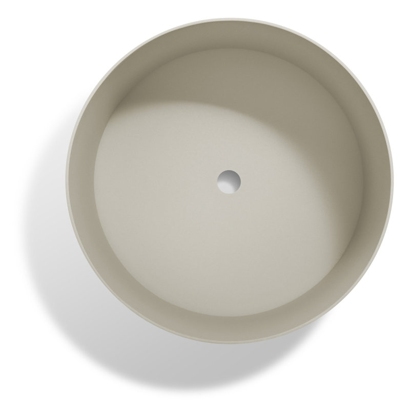 Plot Planter, 20" H x 12" W x 12" D, Putty