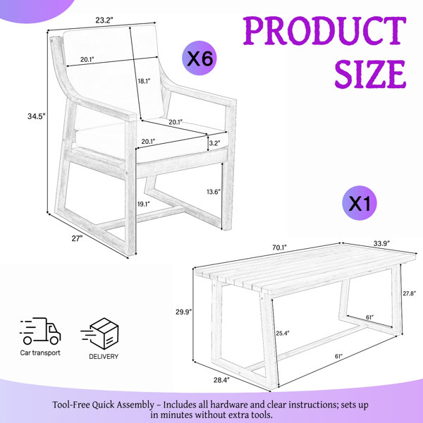 Dimensions du produit