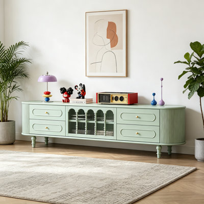 Modern Creative Green TV Stand