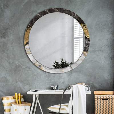 Huldar Glass Flat Wall Mirror