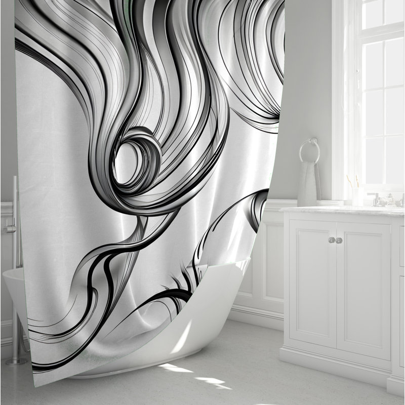 Rideau de douche Cibecue, H 72 po x l 70 po