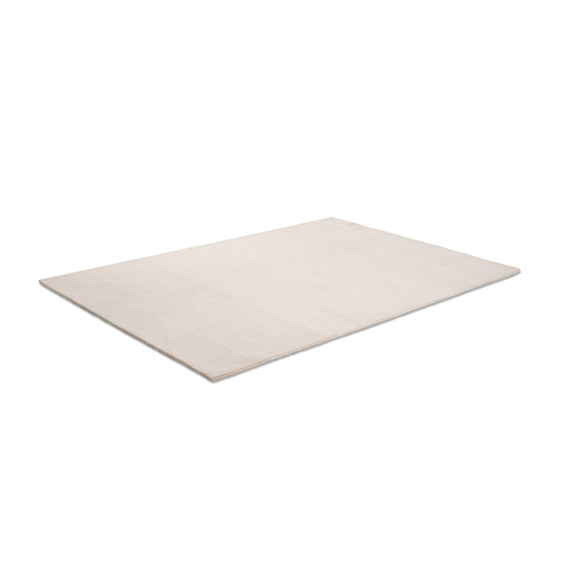 Rectangular Uniform Color Wool Hand Woven Area Rug, Rectangle 60cm x 90cm