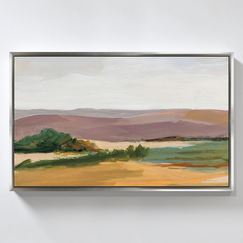 "Nature Walk II" par Pamela Munger, reproduction sur toile dans un cadre flottant, H 21,5 po x l 33,5 po