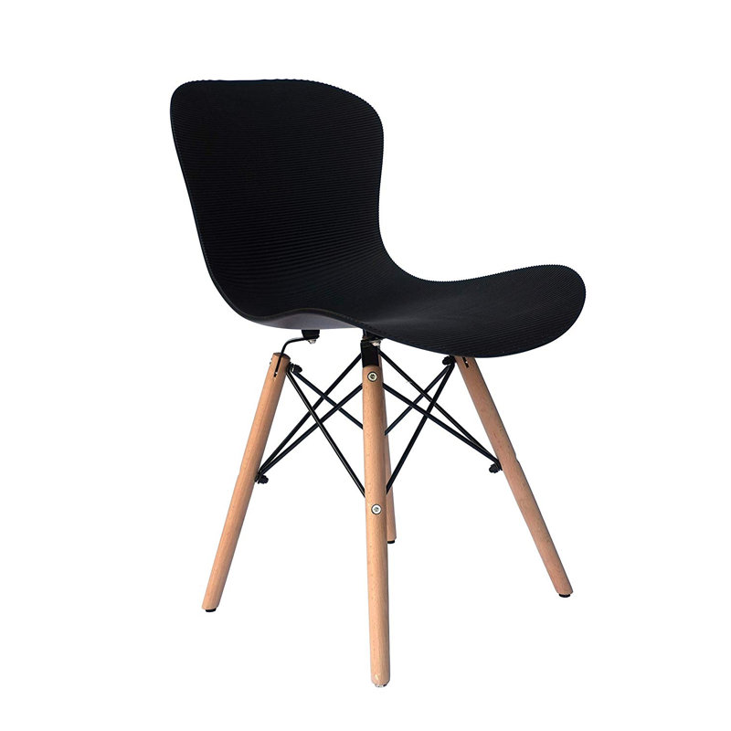 Chaise d'appoint Carbone Clegg, Noir