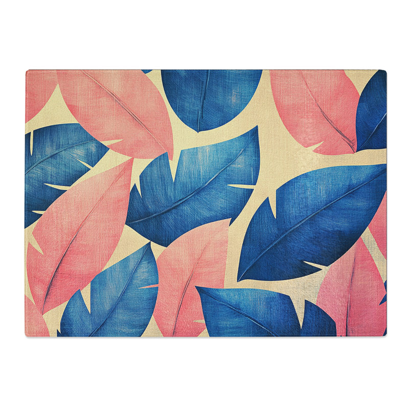 Tropical Pattern Vol.7  Glass Chopping Board