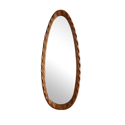 Oval Manufactured Wood Full Length Mirrors