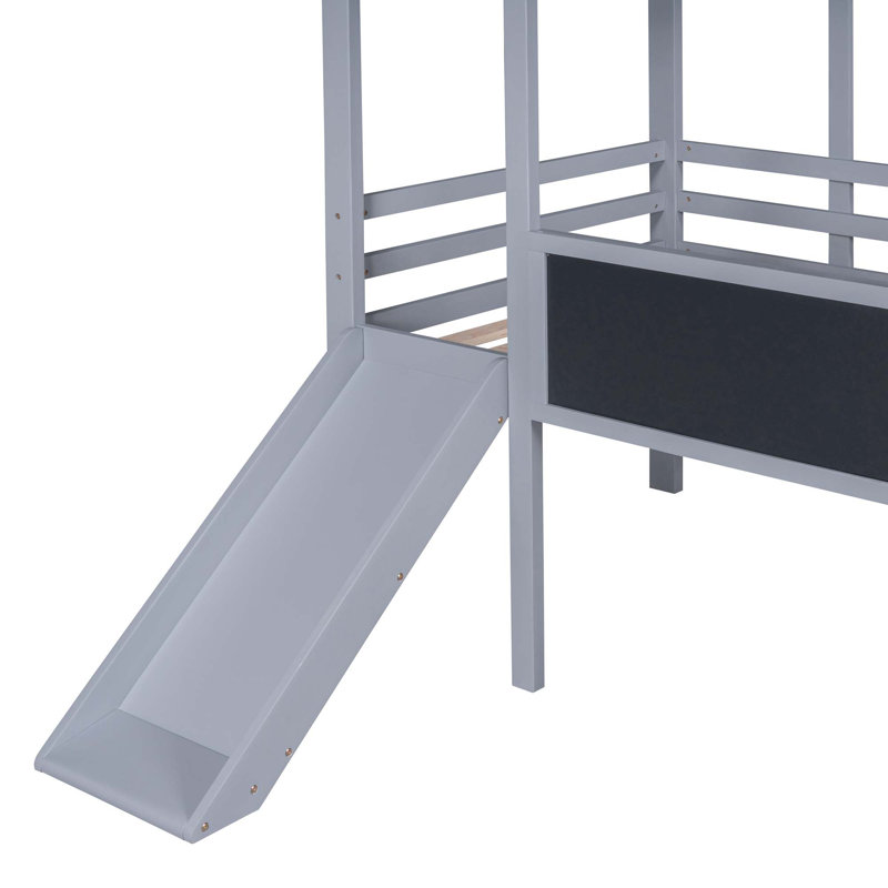 Muhlfeld Kids Twin Loft Bed, Gray