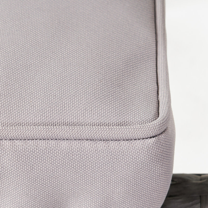 Ensemble de salle à manger d'extérieur en rotin avec 4 chaises
