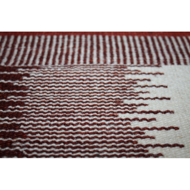 Tyrell Geometric Wool Hand Woven Area Rug, Rectangle 140 x 200cm