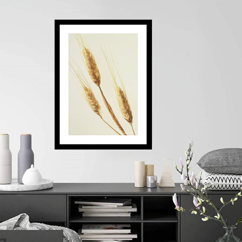 Wispy Wheat - Photographie avec cadre photo