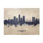 «Jacksonville Florida Skyline Concrete» par Michael Tompsett, impression sur toile tendue-1849253122