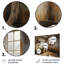 «Brown Rustic Bathroom Charm III», ensemble d'art mural rustique-107200099-107200109