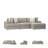 Tessler Upholstered L-Shaped Sectional-90630135