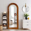 Miroirs pleine longueur demi-cercle en bois manufacturé-129942713