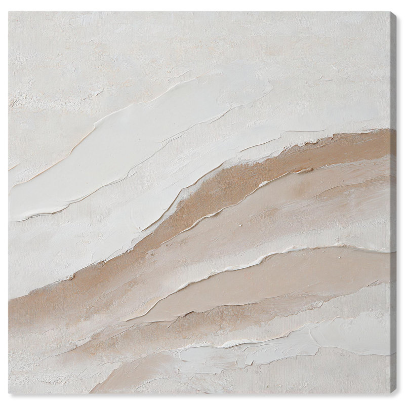«Grounded Essence», toile minimaliste abstraite par Art Remedy, H 30 po x l 30 po x P 1,5 po, Toile tendue