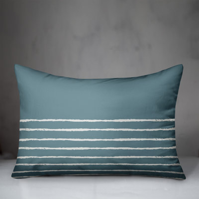 Aezaz Striped Throw Pillow
