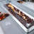 Granville Outdoor Concrete Fire Table 45,000 BTU - Includes Lava Rocks and PVC Cover-860438307-862181393
