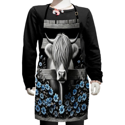 No Pattern Bib Apron