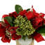 Arrangement d'hortensias en polysilk Quintara dans un vase