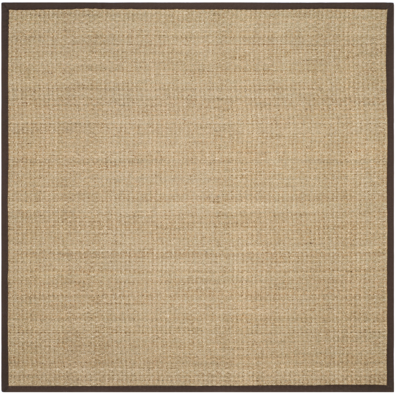 Debroh Natural Fiber Seagrass Rug, Square 8'