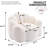 Bean Bag Accent Chair For Living Room, Bedroom & Leisure Room(White)-271470095