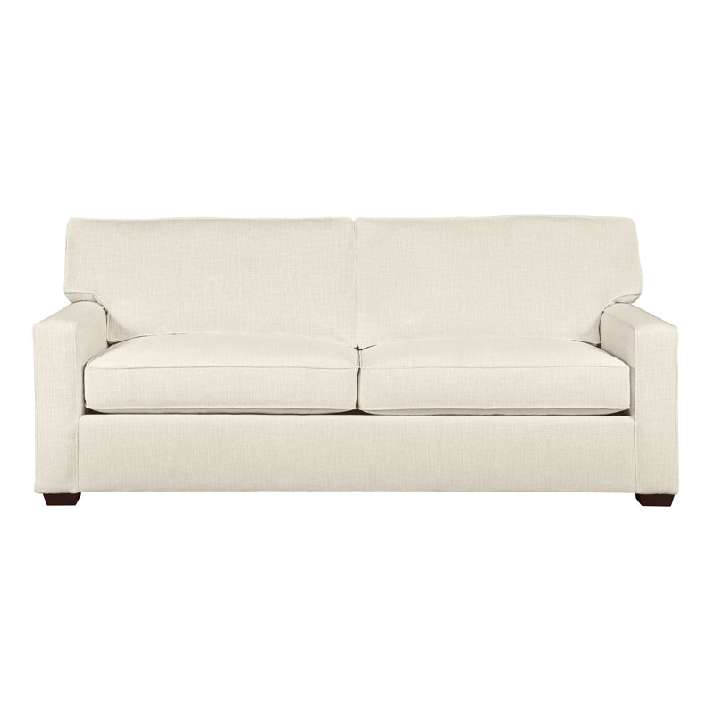 Taylor 88'' Upholstered Sofa, Conversation Pearl Basketweave