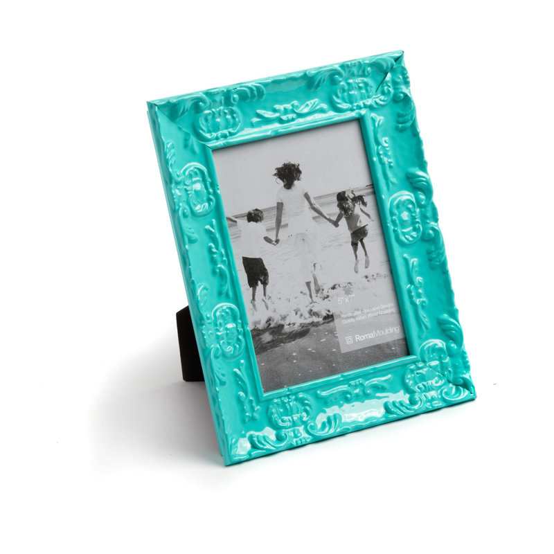 Cadre photo Roma, 4 po x 6 po, Bleu sarcelle