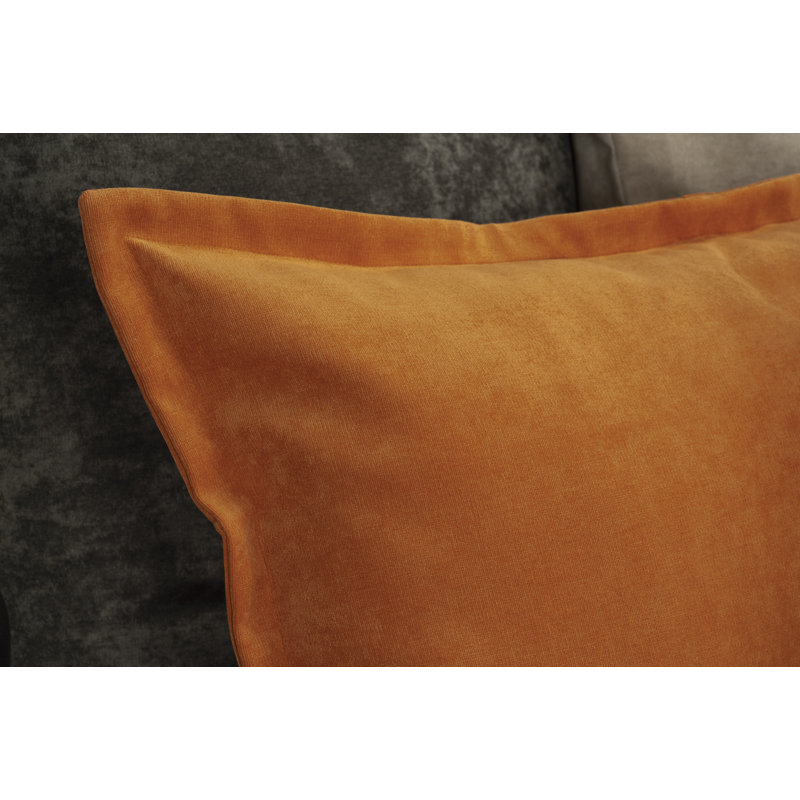 Polyester Channel Duvet Cover & Insert, Queen Duvet Cover + 2 Shams, Orange