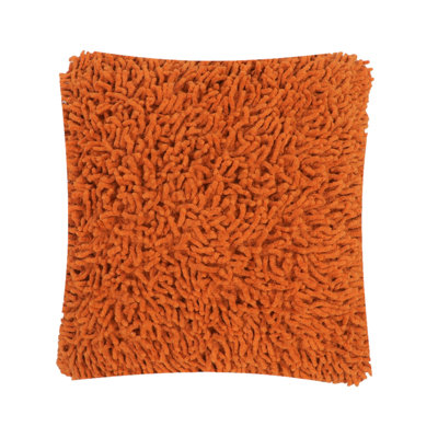 Fringed Chenille Reversible Throw Pillow