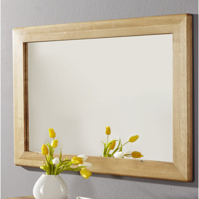 Artemisia Wood Flat Wall Mirror