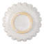 Jardinière en céramique à motif de treillis - Décoration de maison et de jardin inspirée de la faune - 7 po - blanc