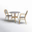 Ensemble bistro long pour 2 personnes 31,5 po Morvant