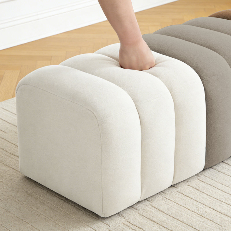 Banc en tissu 53,5 po, Kaki