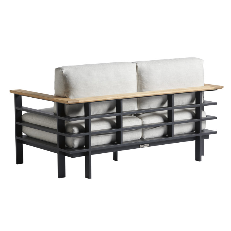 South Beach 6 - Piece Seating Group with Cushions, Light Gray