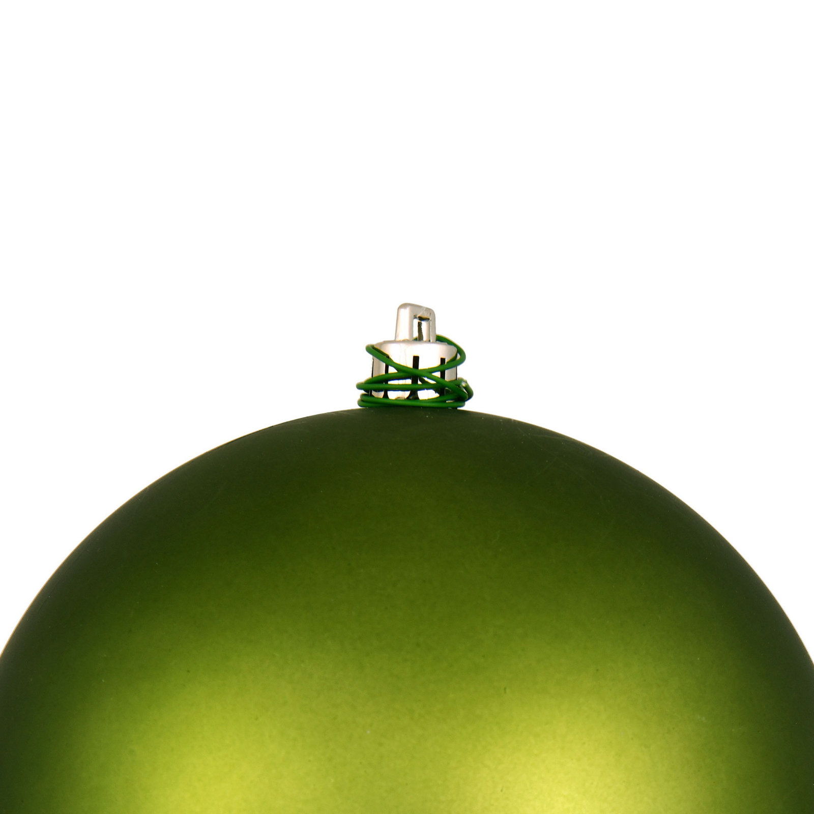 Holiday Décor Ball Ornament, 3" H x 3" W x 3" D, Matte Juniper Green