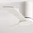  Rozzen 32 Hugger Indoor Ceiling Fan with Matte White blades and Handheld Remote-18891601-18891566